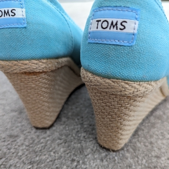 Toms Canvas Espadrille Wedge - Picture 7 of 10